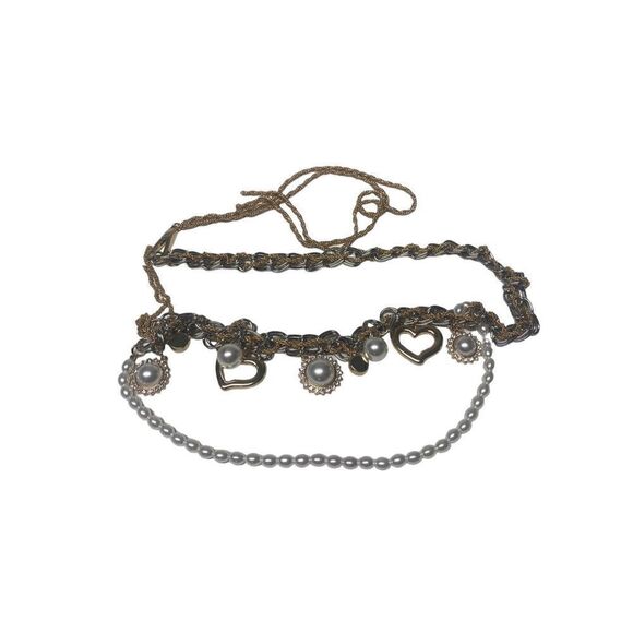 Lovers and Friends Jane Chain Belt in Gold Silver Defect - Picture 1 of 4